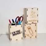 Leseni lonček za pisala - najboljši šef